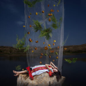 Nicolas Henry, Hommage aux arbres de vie, 160x120cm, 2024